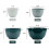 Sada 4 míchacích misek Green Ombre Nesting 2