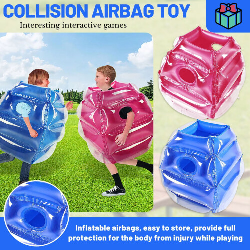 Inflatable Bumper Balls 50 cm PVC 2-Piece Set 1
