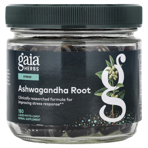 Gaia Herbs, Ρίζα Ashwagandha, 180 Φυτο-Φύλλα