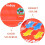 1Pack Attendance Pocket Chart for Students Classroom 81.0x48.2x0.4in Polyester Fabrics 3