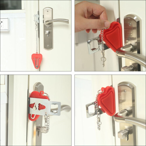 Door Chain Lock Security Lock for Home Apartment Hotel 2