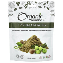 Organic Traditions, Polvere di Triphala, 7 oz ( 200 g)