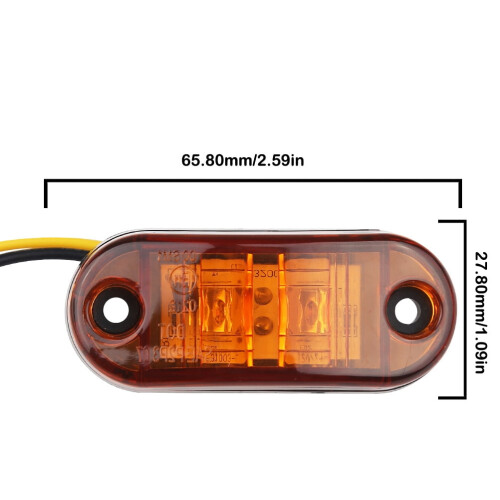 Feux arrière de remorque à LED PMMA ABS 930 V 1
