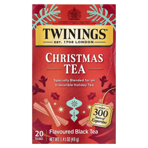Twinings Twinings, Schwarzer Tee, Weihnachts-Tee, 20 Teebeutel, 1,41 oz (40 g)