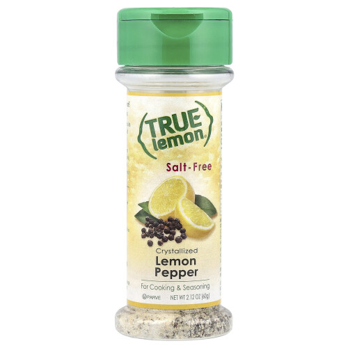 True Citrus, True Λεμόνι, Crystallized Λεμόνι Πιπέρι, 2.12 oz (60 g)
