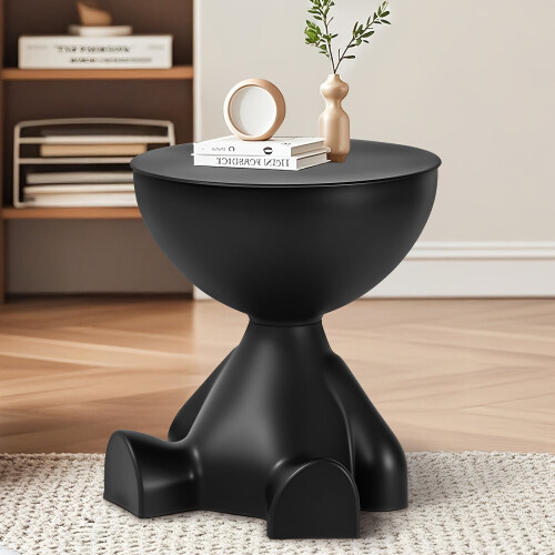 Bear-shaped bedside table plastic 1 piece 2