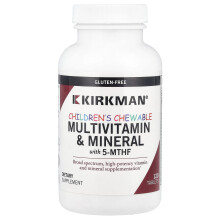 Kirkman Labs, Barns smakbara multivitamin & Mineral med 5-MTHF, 120 tabletter