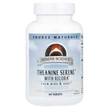 Source Naturals, Serene Science, Theanin Serene mit Relora, 60 Tabletten