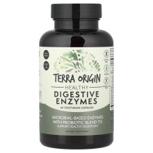 Terra Origin, Fordøjelses Enzymer, 60 Kapsler