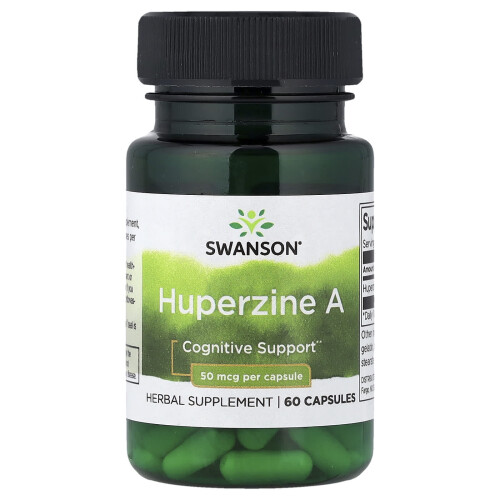 Swanson, Huperzin-A, 50 mcg, 60 Kapseln