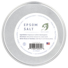 White Egret Personal Care, Sal de Epsom, 2 oz (57 g)