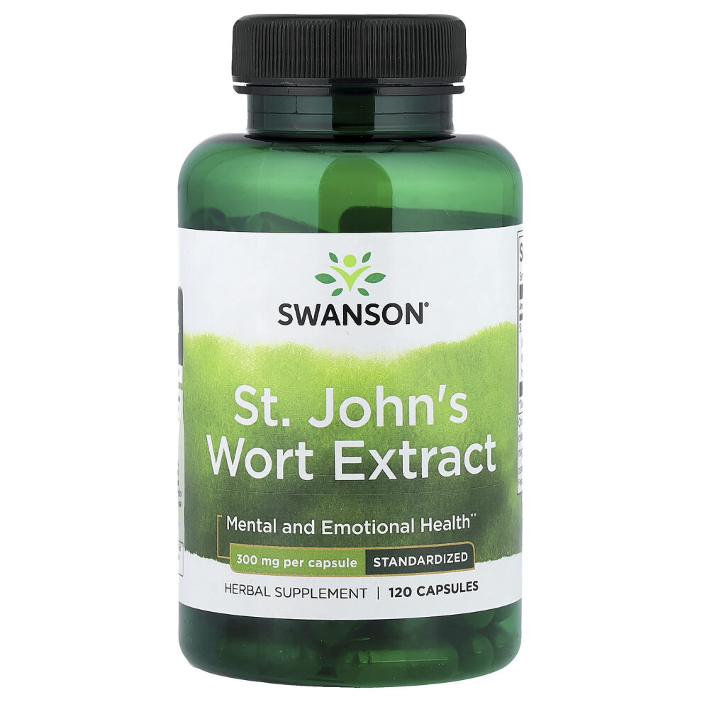 Swanson , St. Johns's Wort Extract, Standardized, 300 Mg 120 Capsules