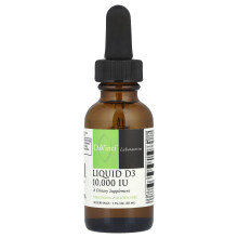 DaVinci Laboratories of Vermont, Liquid D3, 10.000 IU, 1 fl oz (30 ml)