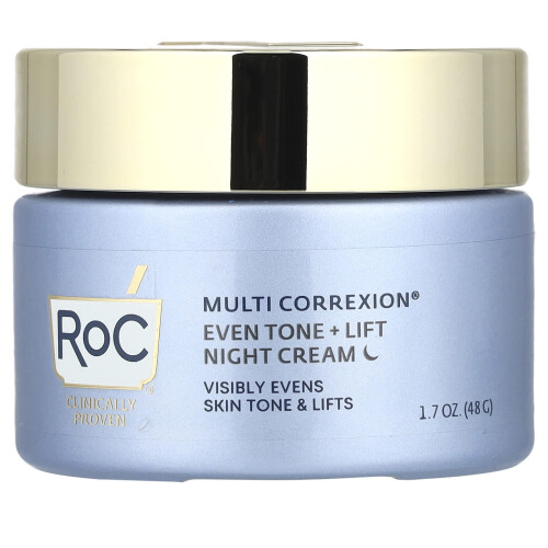 RoC RoC, Multi Correxion, Tônico + Elevação, Creme Noturno, 1,7 oz (48 g)