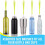 5 Pcs Baby Bottle Bristle Cleaning Brushes Set Long Handle Multi-Functional Bottle Cup Brush Kitchen Tools 2
