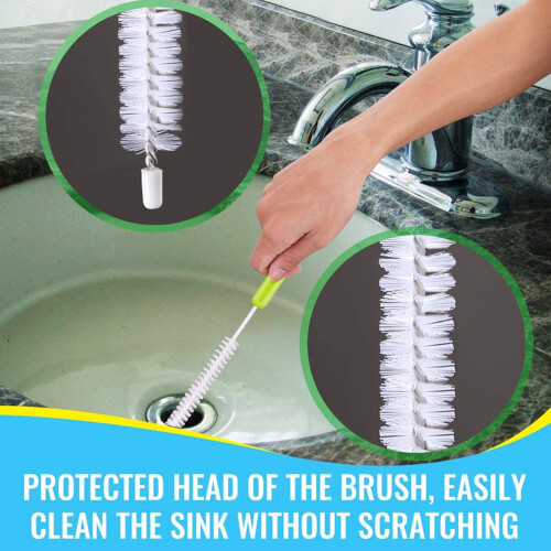 5 Pcs Baby Bottle Bristle Cleaning Brushes Set Long Handle Multi-Functional Bottle Cup Brush Kitchen Tools 2