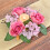 Magenta Rose Wreath with Hydrangea, Artificial Floral 4