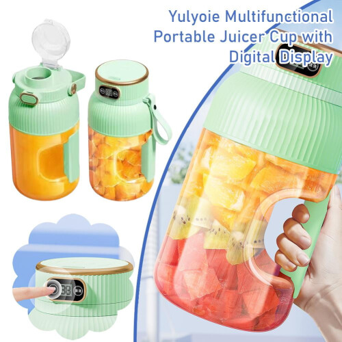 Portable Juicer Multifunctional Portable Juicer Cup with Digital Display 1