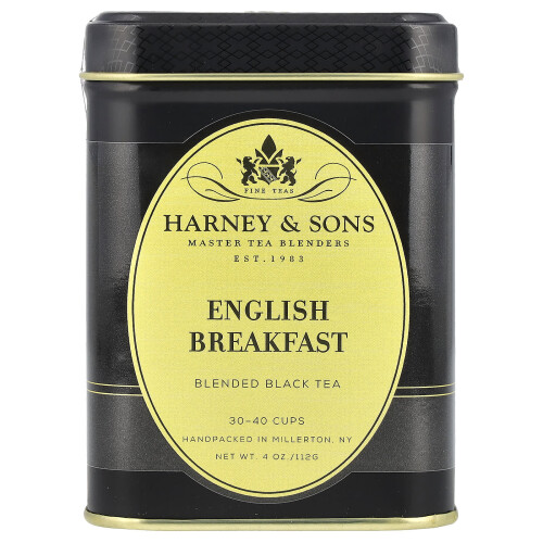 Harney & Sons, Sort Te, English Breakfast, 4 oz (112 g)