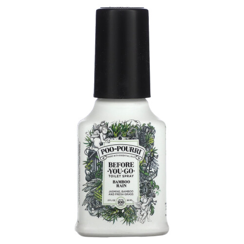 Poo-Pourri, Before-You-GoÆ Τοιλετέκες, Bamboo Rain, 2 oz (59 ml)