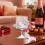 Verres à vin papillon rose, design 3D, lot de 2 3