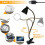 Lampada da comodino con clip a collo d'oca flessibile 4