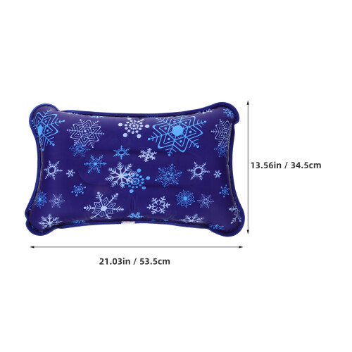 Almohada inflable de agua para acampar y viajar. 1