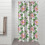 Cortina de chuveiro com estampa floral, 91 x 183 cm (36 x 72 polegadas), com 12 ganchos. 2