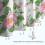Cortina de chuveiro com estampa floral, 91 x 183 cm (36 x 72 polegadas), com 12 ganchos. 6