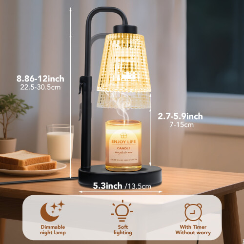 Lysvarmerlampe i glas, elektrisk med 250W GU10-pærer 1