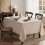 Toalha de mesa retangular de linho e poliéster, 52 x 70 polegadas (132 x 178 cm). 6