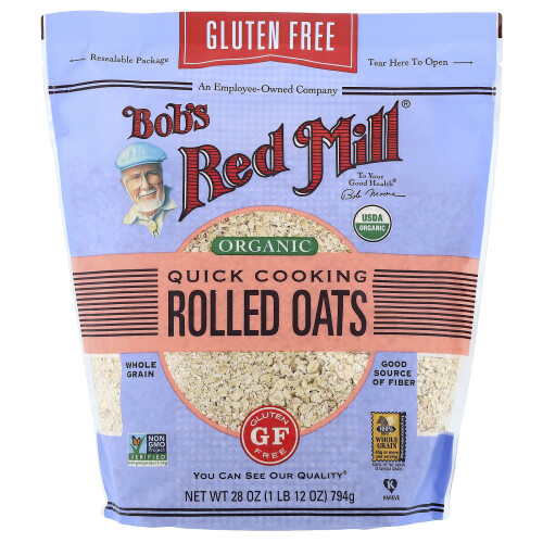 Bob's Red Mill, Οργανικό Ταχύς Κραστικός Ρόλινγκ Ούρτι, 1 lb 12 oz (794 g)