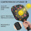 Pickleball-padlesett i blomsterfiber, 2 padler + 2 2