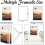 Conjunto de 3 molduras pretas para fotos de 28x35 cm (11x14 polegadas). 3