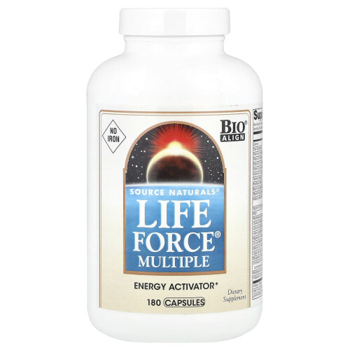 Source Naturals, Life Force Multiple, Kein Eisen, 180 Kapseln