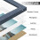 5x7 Picture Frames Set of 9 Navy Engineered Wood 4