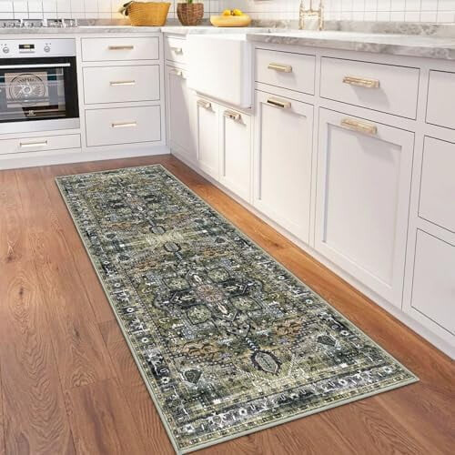 Boho Vintage Medaillon-Teppich 2' x 3' 1