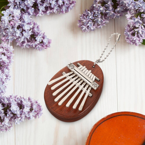 Mini-Kalimba mit 8 Tasten und Seil 2