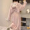 Γυναικεία Μπουρνούζι Kuromi Kawaii My Melody Άνετη Πιτζάμα με Μακρυμάνικο Κινούμενα Σχέδια 6