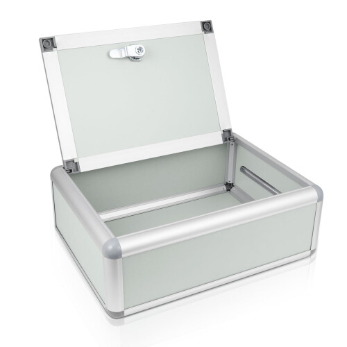 Tineasur Small Mailbox with Lock Creative Suggestion Box Durable for Home and Office 2