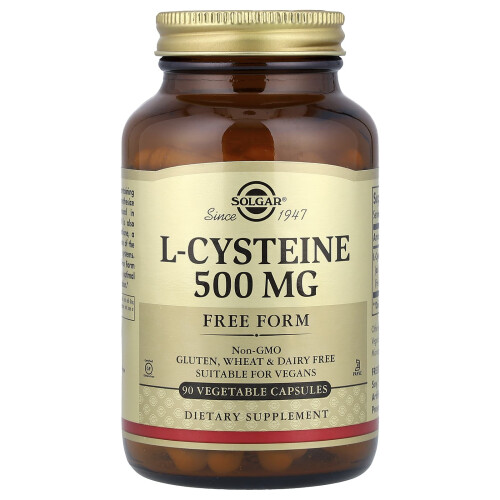 Solgar Solgar, L-Cysteine, 500 mg, 90 Vegetable Capsules