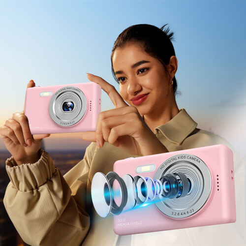 Φορητή ψηφιακή κάμερα υψηλής ευκρίνειας 48 megapixel για παιδιά και μαθητές στο σπίτι, 1