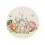 Runde Oster-Tischsets mit Hasen- und Blumenmotiv, 6er-Pack 2