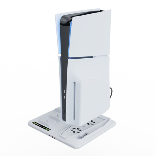 PS5SlimΒάση ψύξης 4 σε 1 με διπλό φορτιστή 2