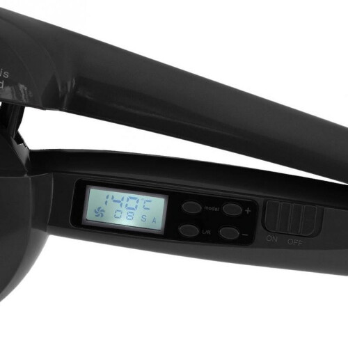 Modelador de cabelo cerâmico com rotação automática e visor LED. 1