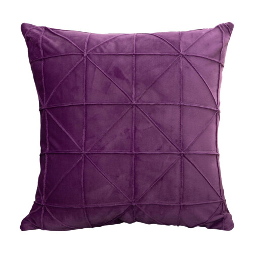 Lilla fløjlsternet lændepude 45x45 cm 1
