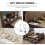 Μεντεσέδες Loft Hatch Μεντεσέδες για Πόρτες Ντουλαπιών με Αυτόματο Κλείσιμο 21X4.5cm 2