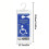 Handicap Placard Holder Disabled Parking Permit Protector Mirror Tag Sleeve-NEW E9I3 6