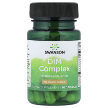 Swanson, Complessi di DIM, 100 mg, 30 Capsules