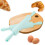 18in Silicone Rolling Pin for Baking Non-stick Dough Roller Wooden Handle 6